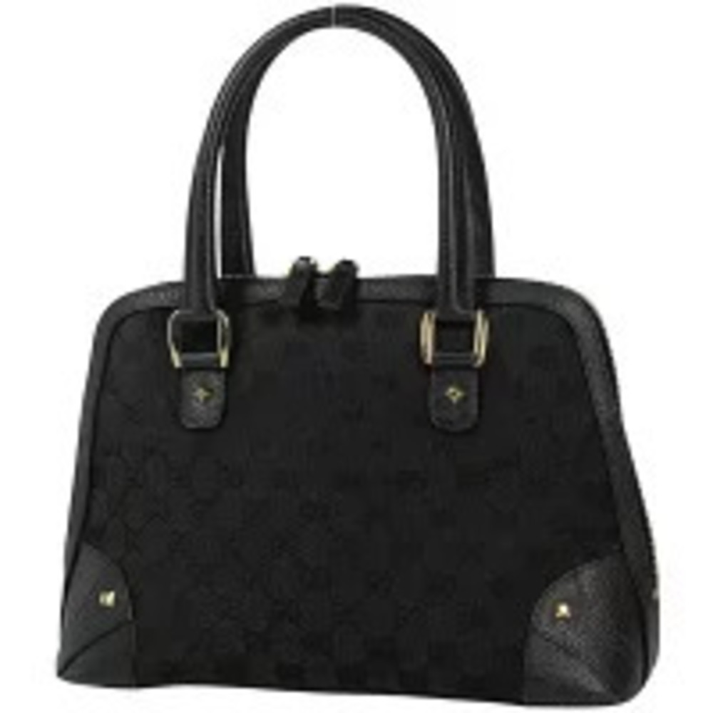 Gucci GG handbag tote bag canvas black